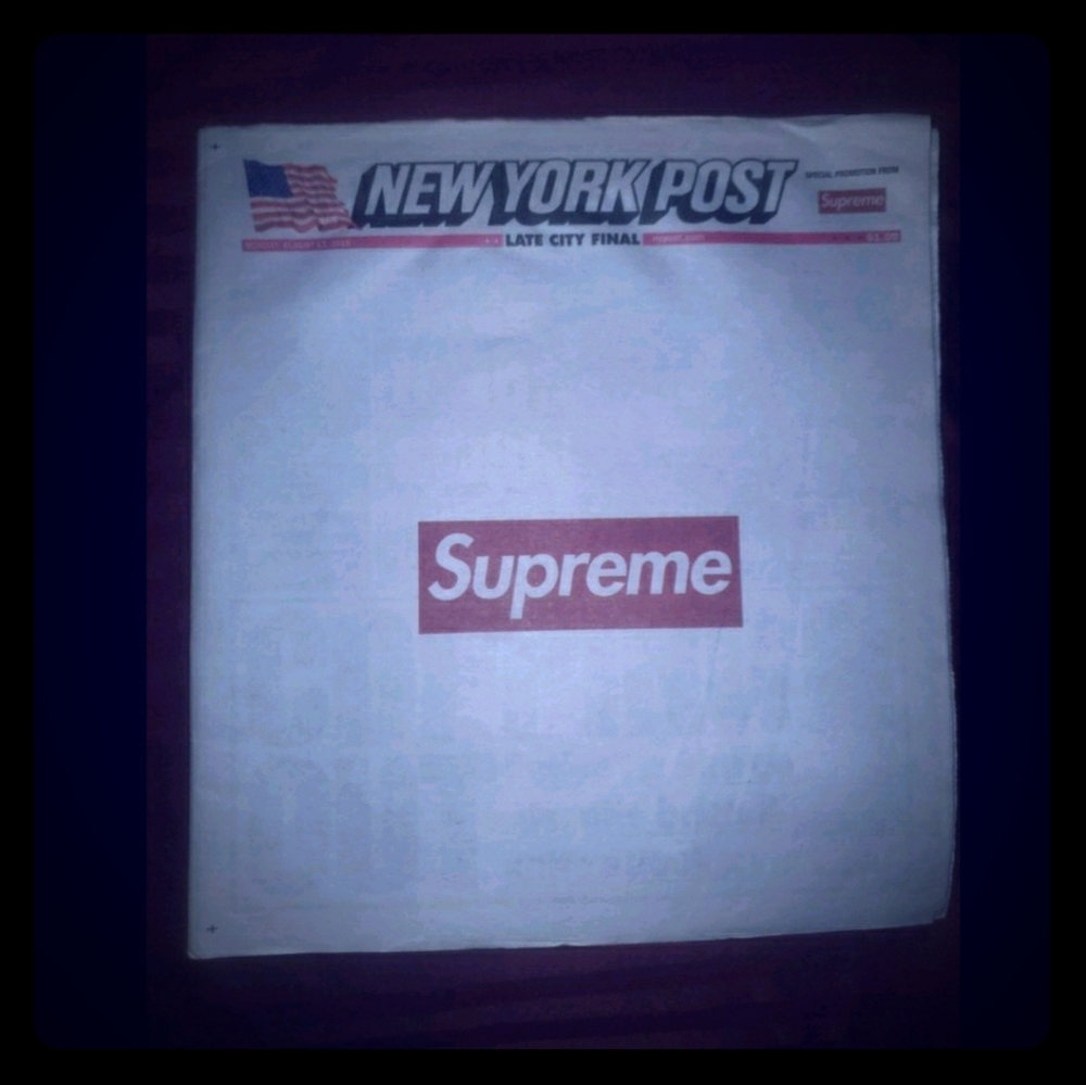 NEW YORK POST X SUPREME Edition Aug 2018